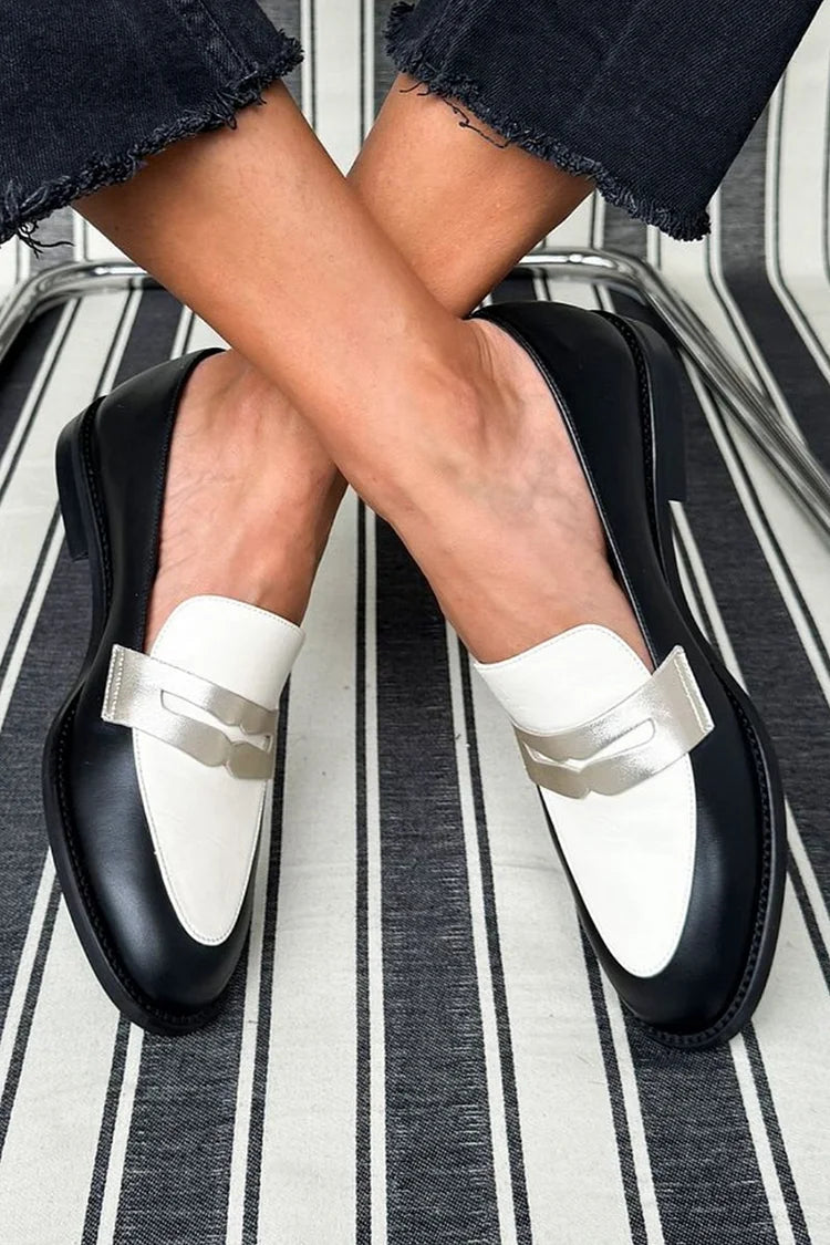 Margaret Robinson | Monochrome Classic Loafers