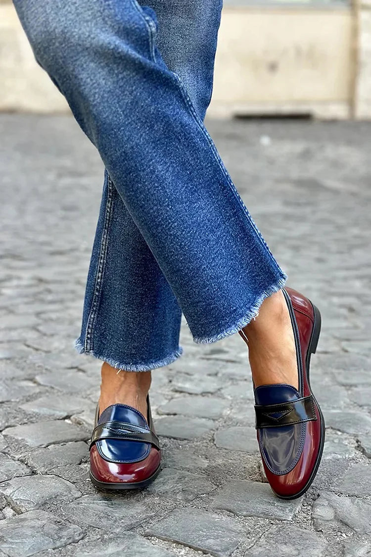 Margaret Robinson | Shiny Tricolore Loafer