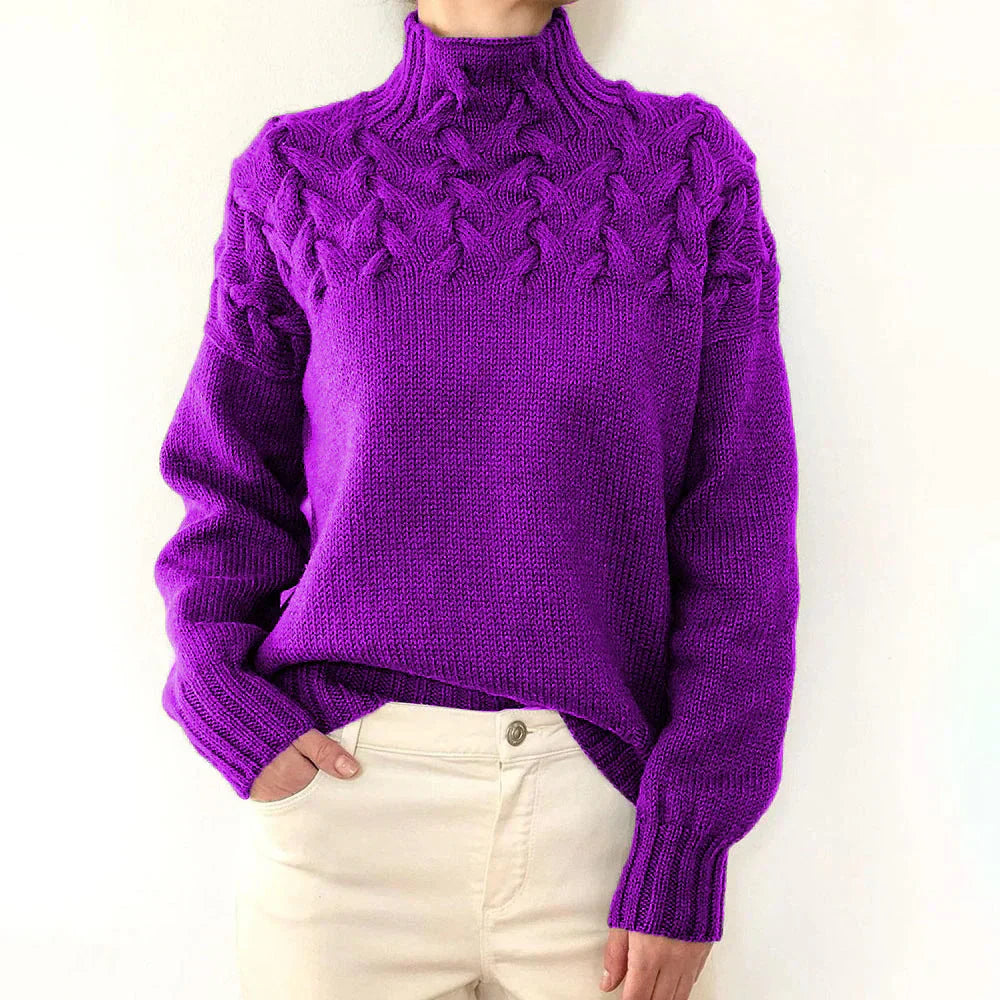 Margaret Robinson | Warm Knitted Turtleneck