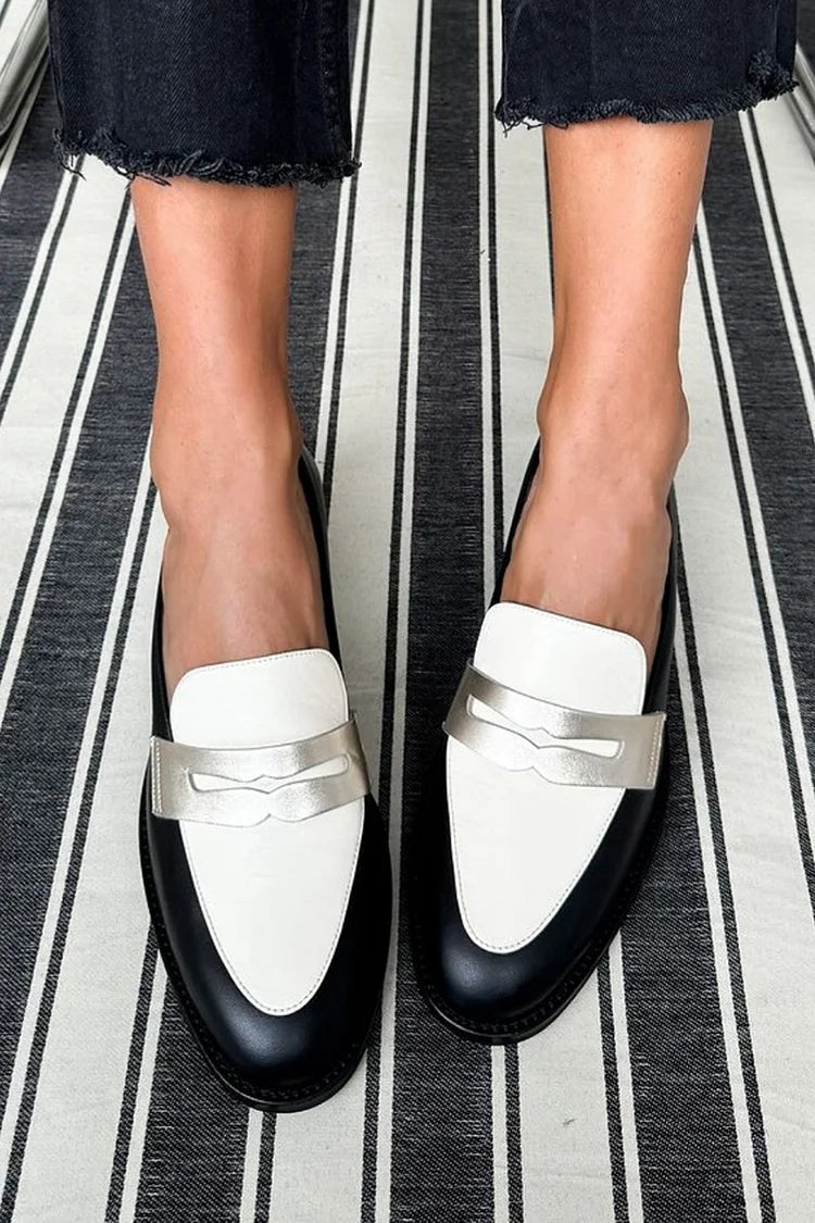 Margaret Robinson | Monochrome Classic Loafers