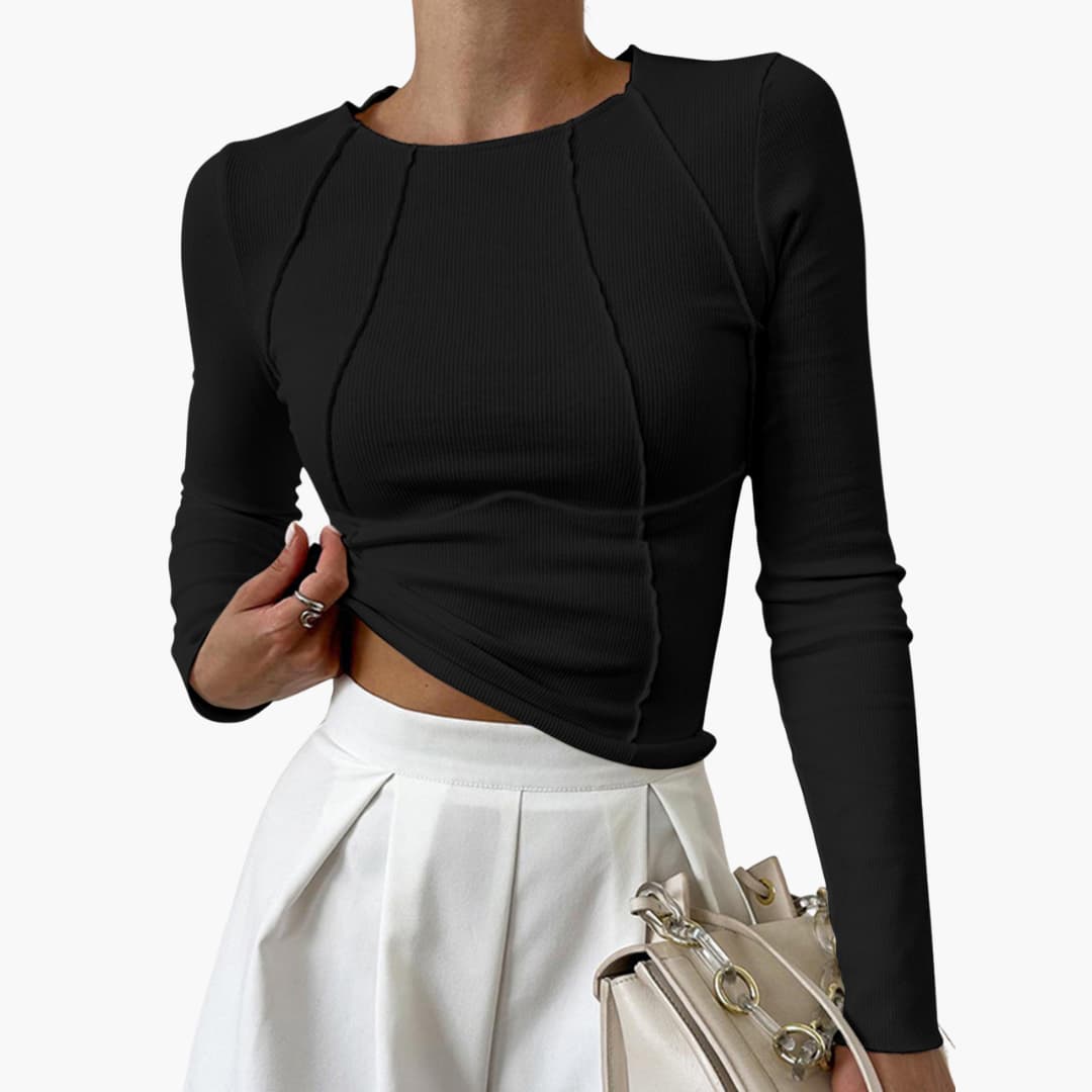 Margaret Robinson | Sculpted Seam Long Sleeve Top