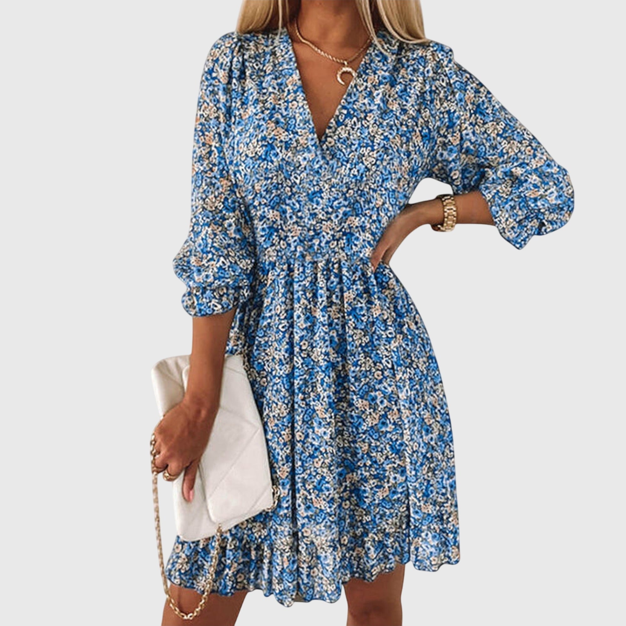 Margaret Robinson | Floral Puff Sleeve Dress