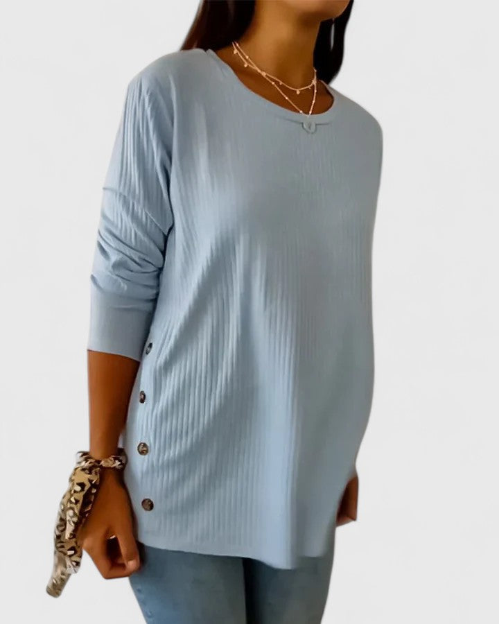 Margaret Robinson | Elegant Crew Top