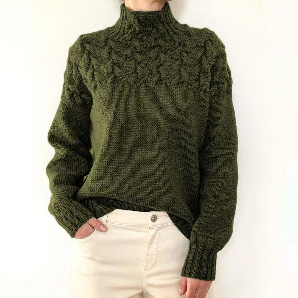 Margaret Robinson | Warm Knitted Turtleneck