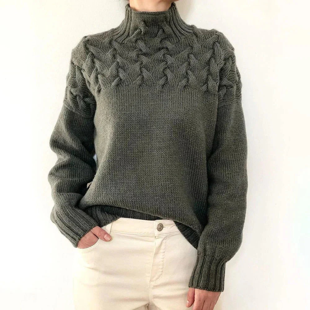 Margaret Robinson | Warm Knitted Turtleneck