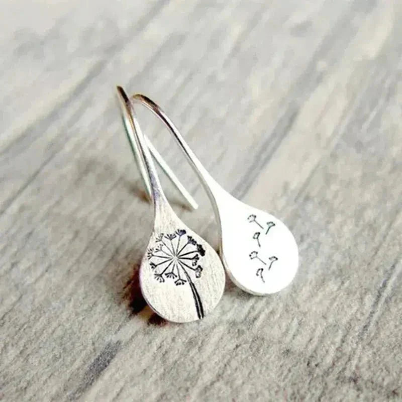 Margaret Robinson | 925 Sterling Silver Dandelion Earrings