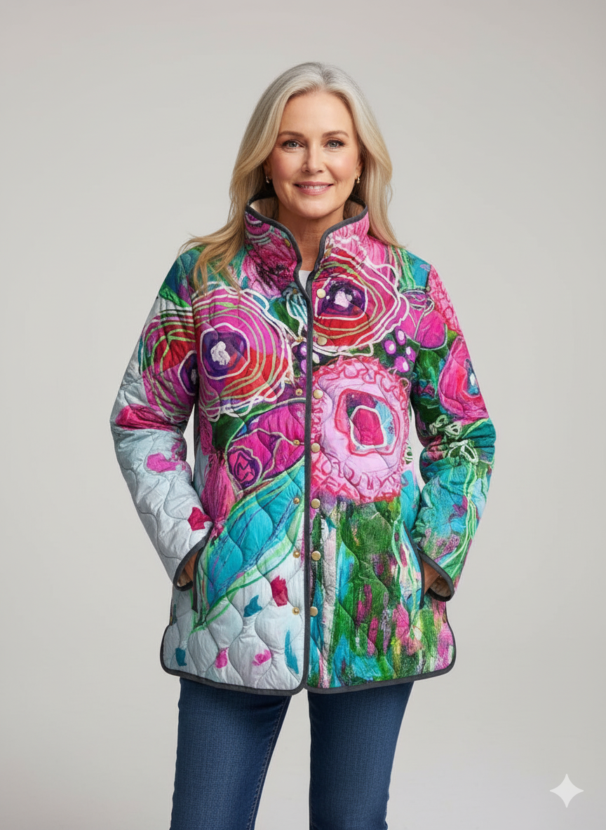 Margaret Robinson | Floral Patterned Women's Jacket