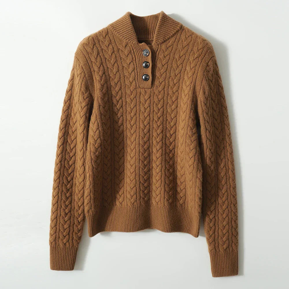 Margaret Robinson | Button-Up Sweater