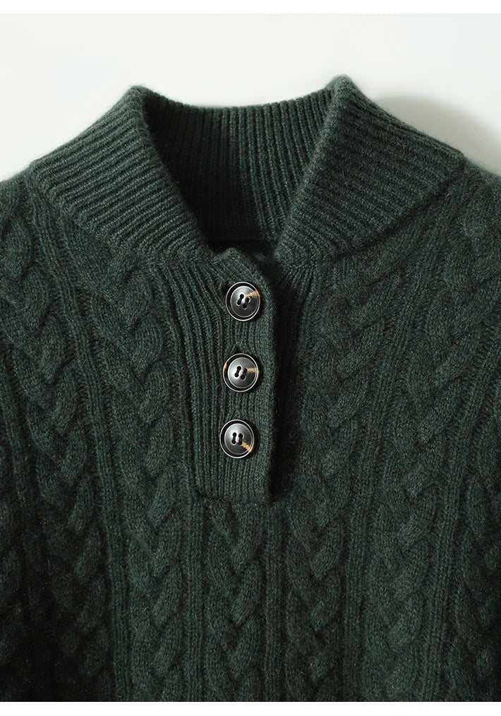 Margaret Robinson | Button-Up Sweater