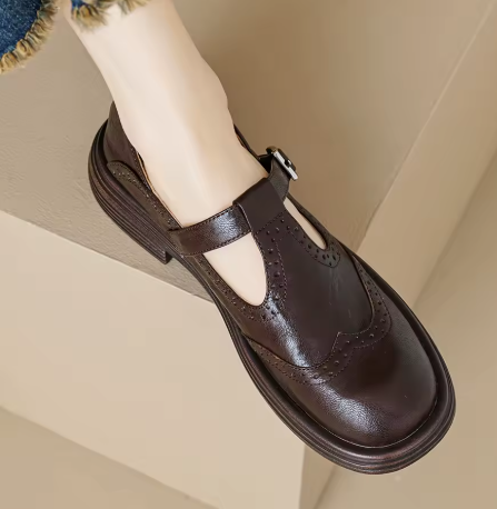 Margaret Robinson | Leather Mary Janes