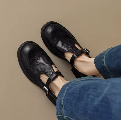 Margaret Robinson | Leather Mary Janes