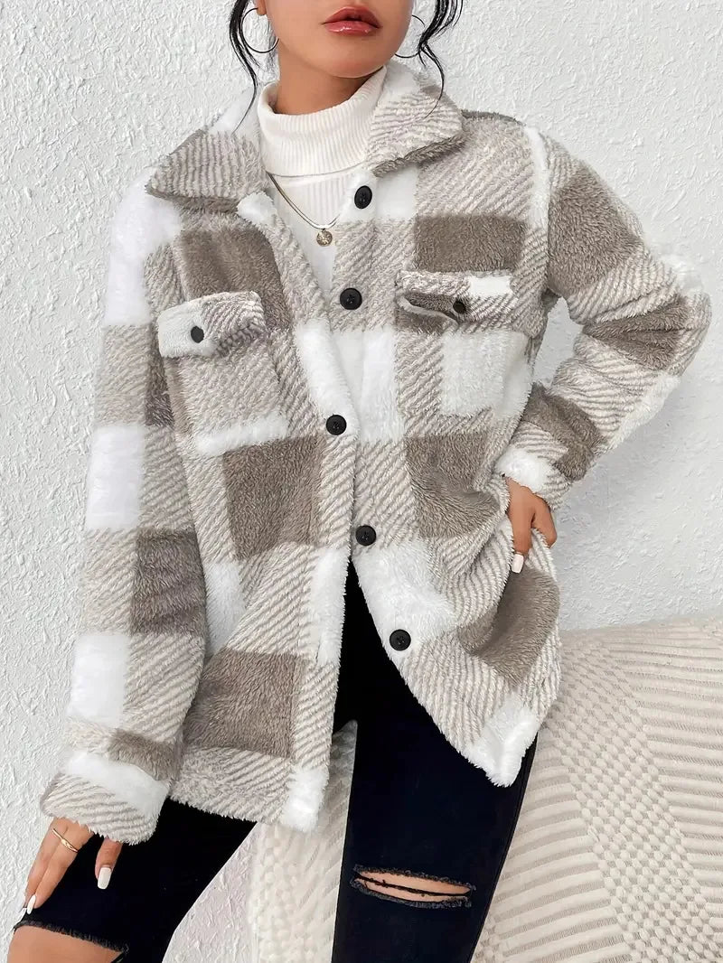 Margaret Robinson | Plaid Fleece Jacket