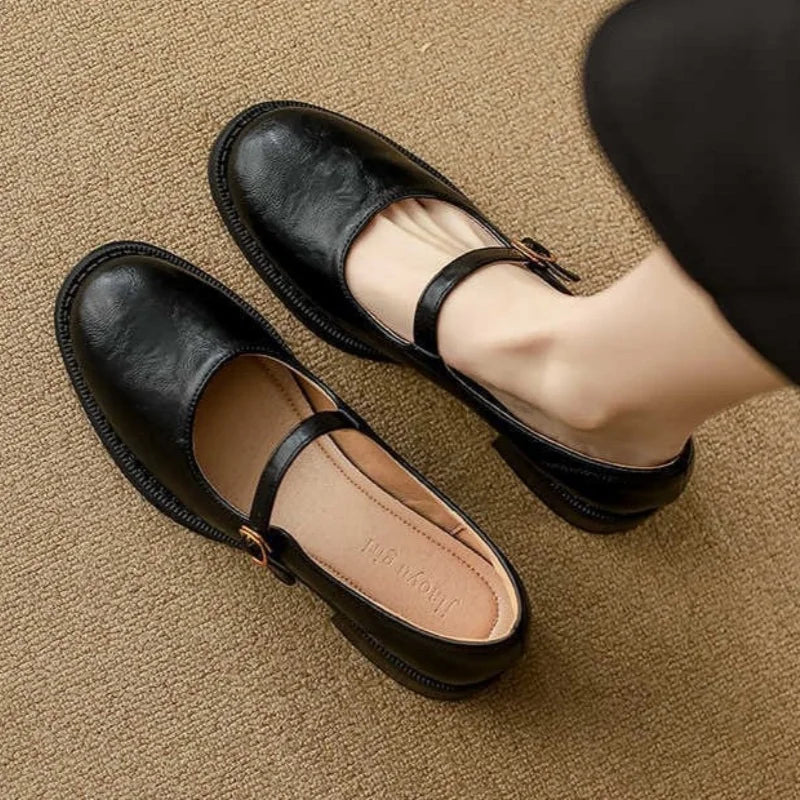 Margaret Robinson | Classic Comfort Mary Janes Made Of Leather