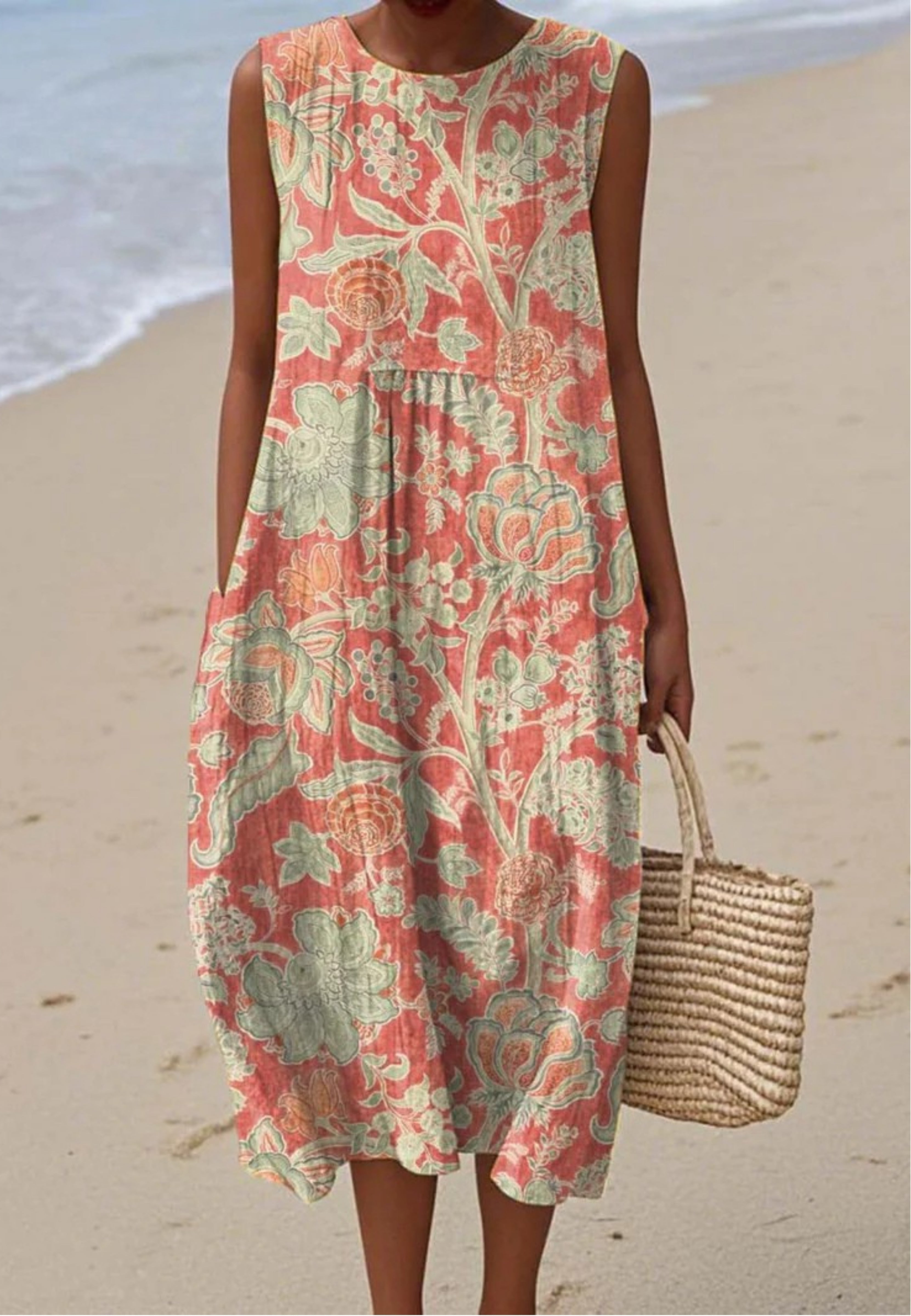 Margaret Robinson | Dress With Floral Art Print