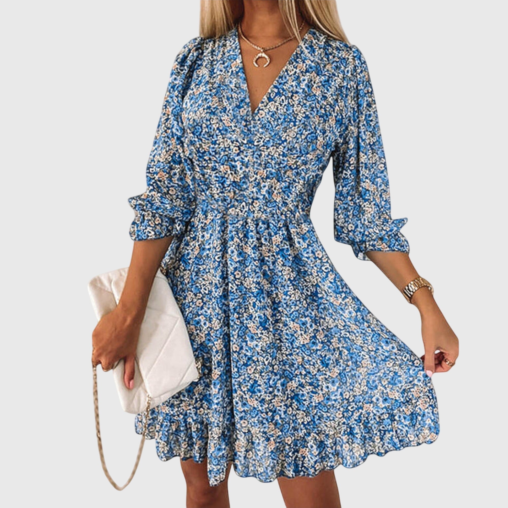 Margaret Robinson | Floral Puff Sleeve Dress