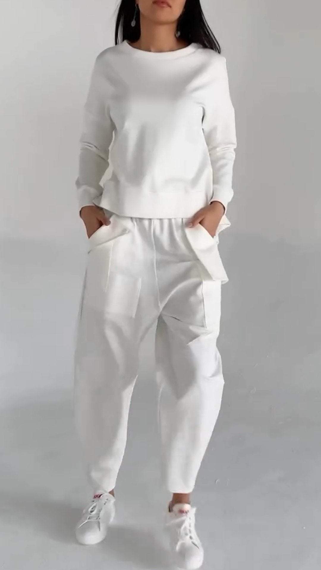 Margaret Robinson | Cosy Two-Piece Set In Black