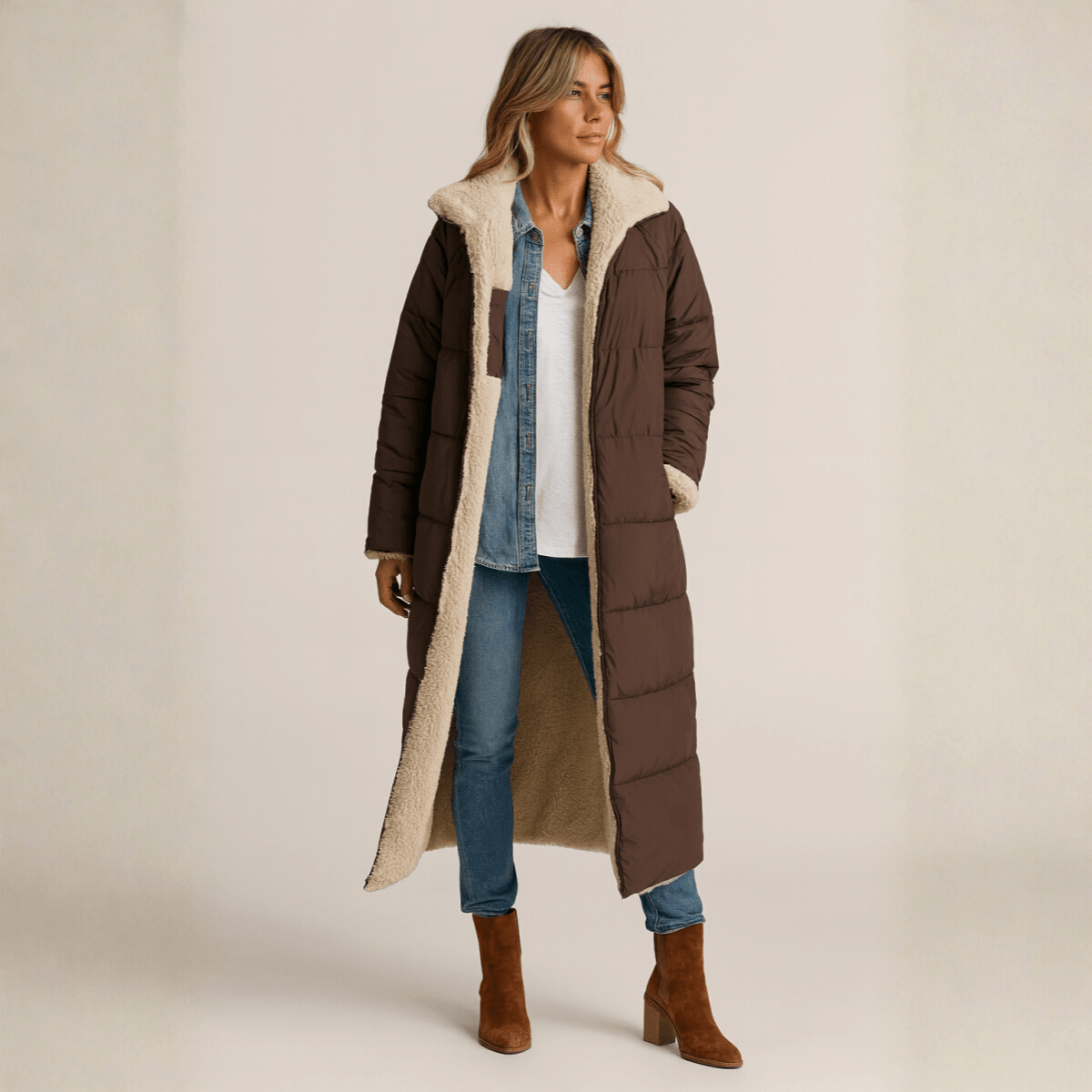 Margaret Robinson | Soft And Lush Reversible Coat