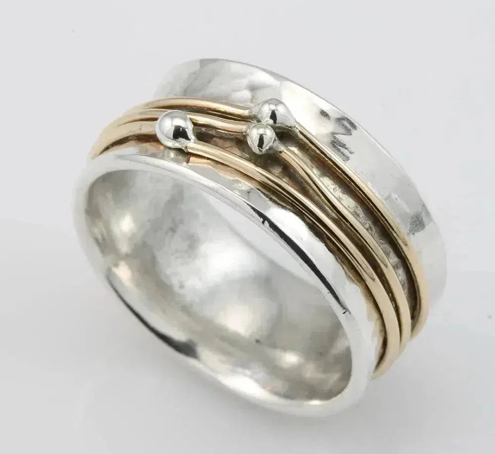 Margaret Robinson | Vintage Gold Layered Silver Ring
