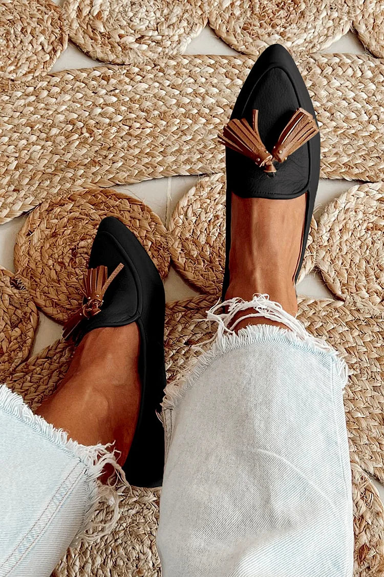 Margaret Robinson | Pointed Loafers With Tassel