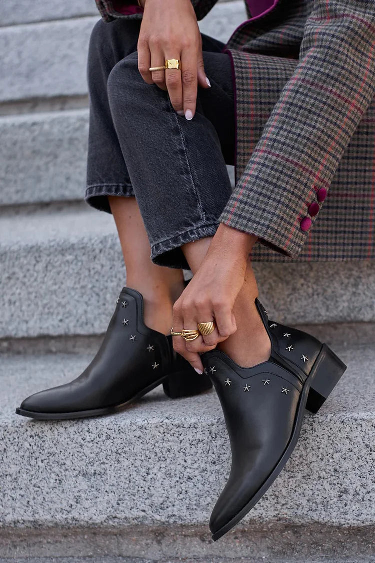 Margaret Robinson | Ankle Boot With Star Details