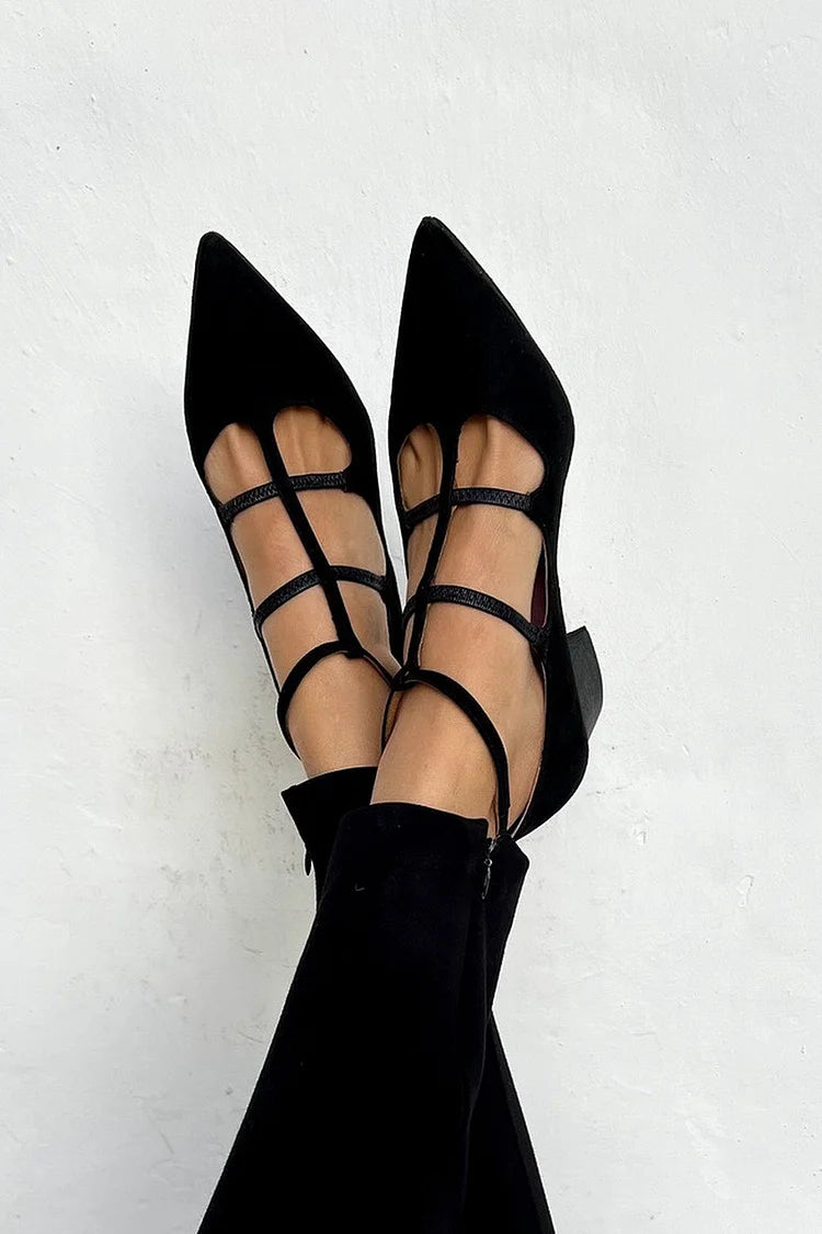 Margaret Robinson | Strappy Pointed Flats