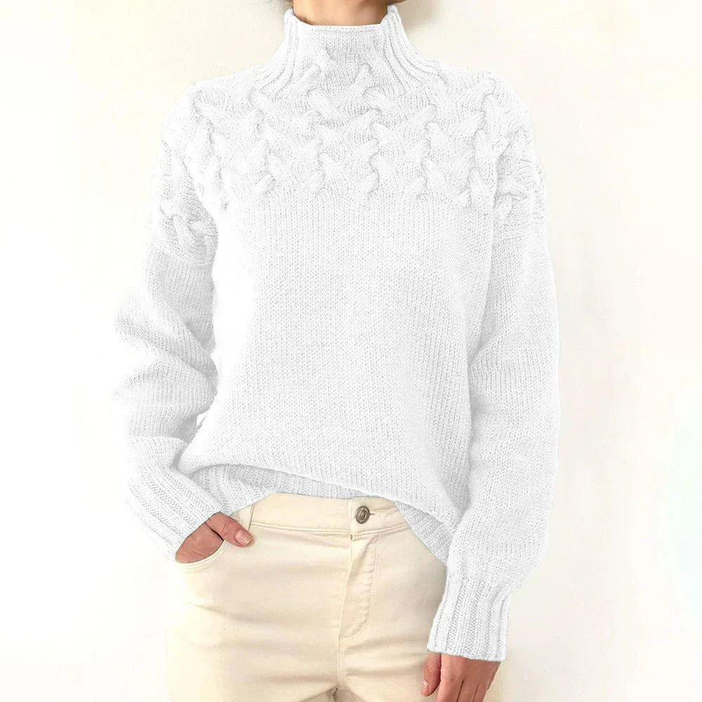 Margaret Robinson | Warm Knitted Turtleneck