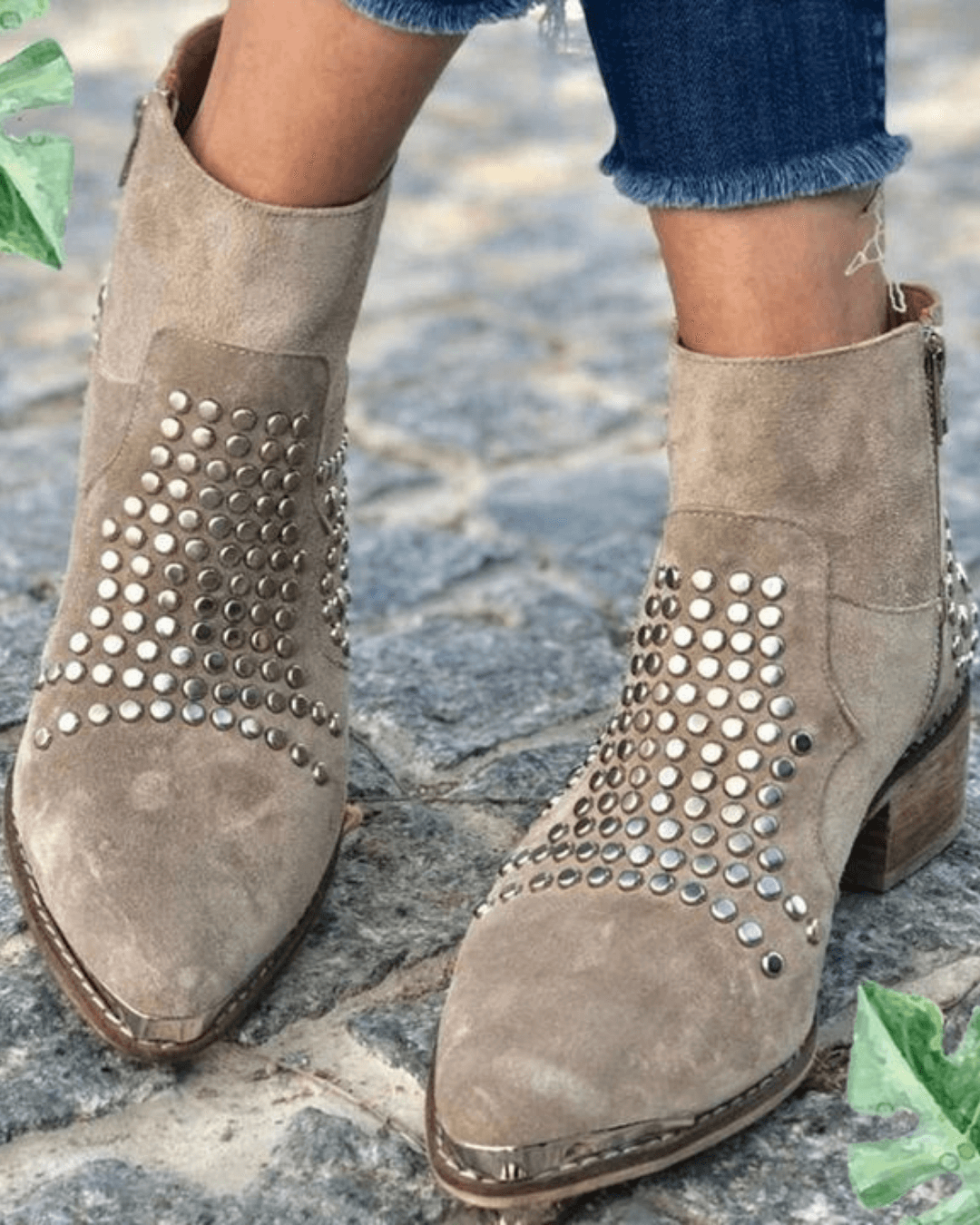 Margaret Robinson | Ankle Boots With Studs