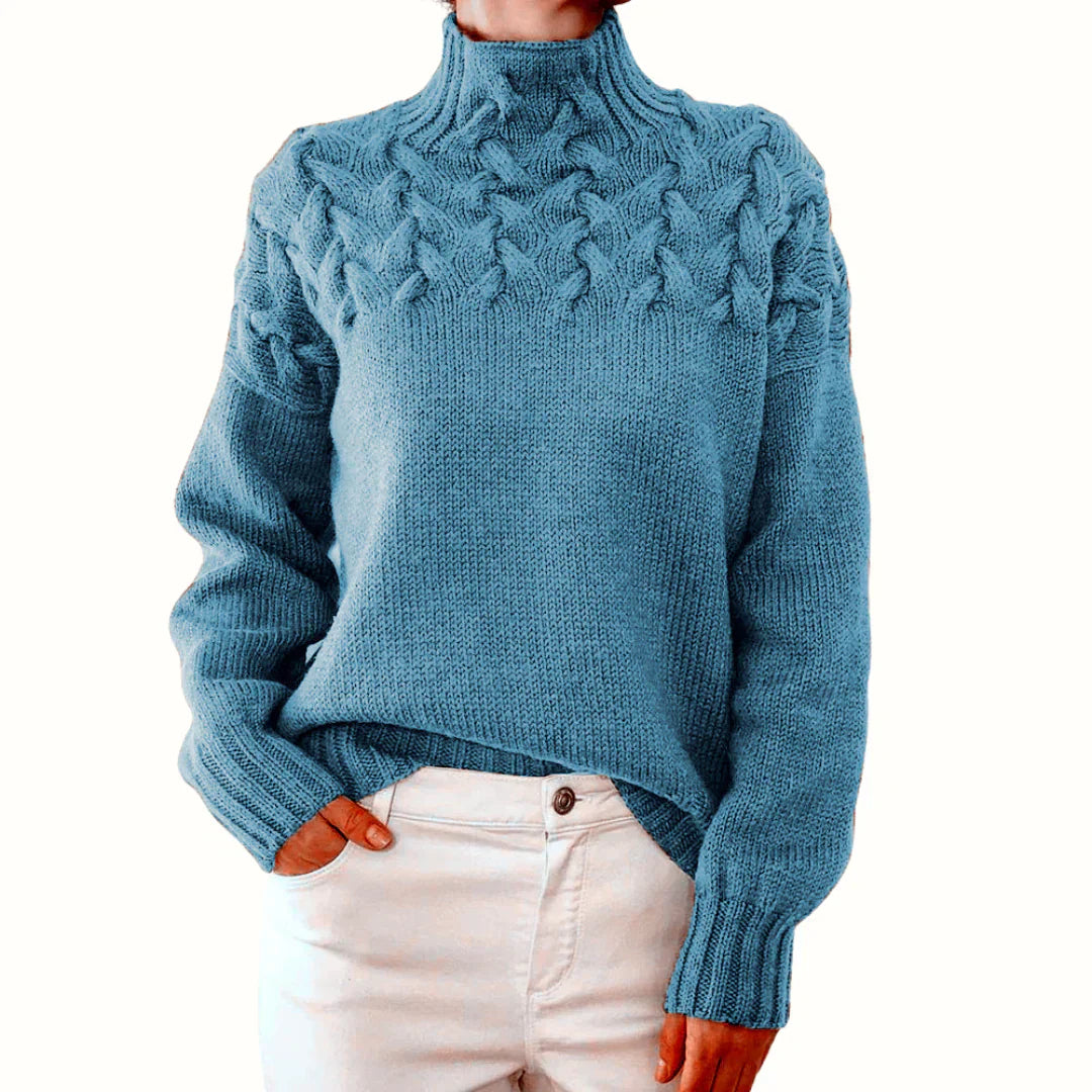 Margaret Robinson | Warm Knitted Turtleneck