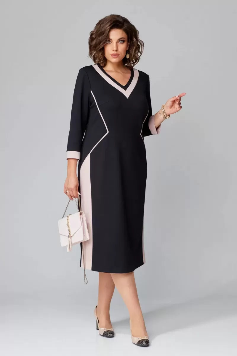 Margaret Robinson | Elegant V-neck Dress