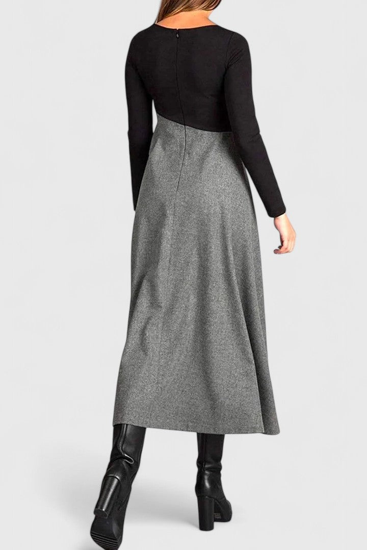 Margaret Robinson | Elegant Long Sleeve Maxi Dress
