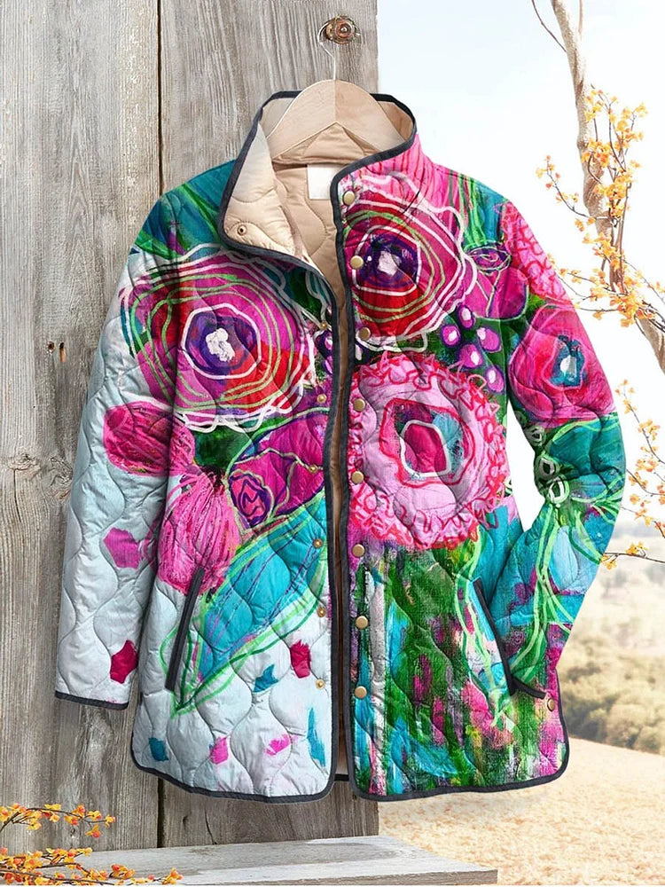 Margaret Robinson | Floral Patterned Women's Jacket