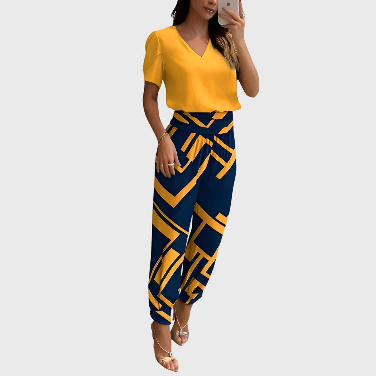 Margaret Robinson | Blouse And Pants Set