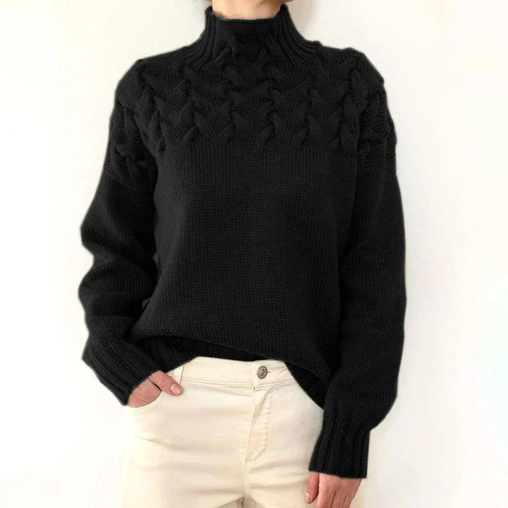 Margaret Robinson | Warm Knitted Turtleneck