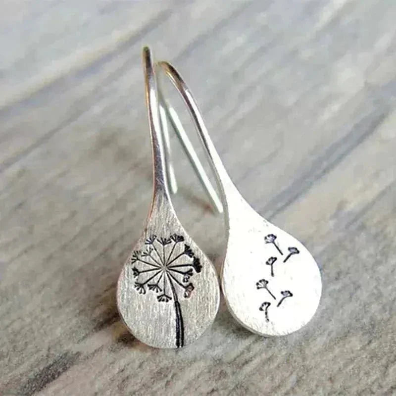 Margaret Robinson | 925 Sterling Silver Dandelion Earrings