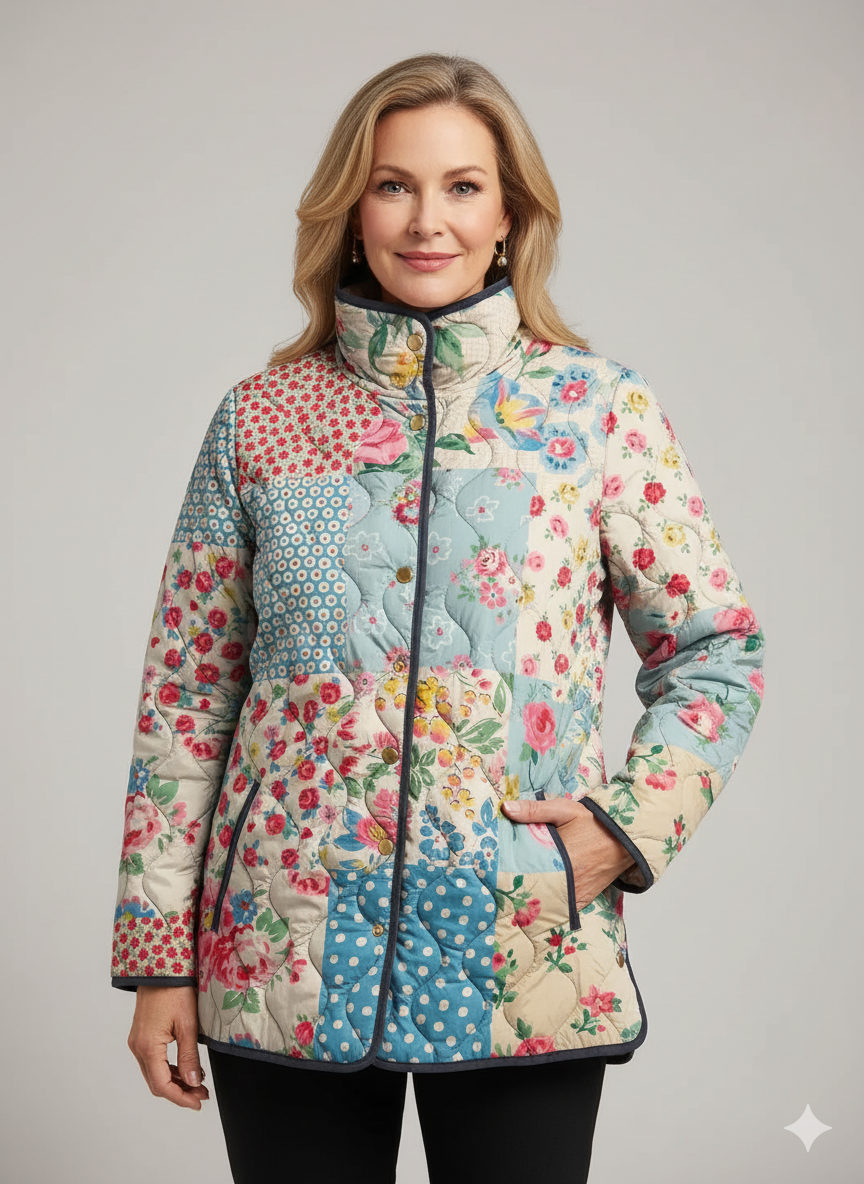 Margaret Robinson | Floral Quilted Jacket - Casual Style