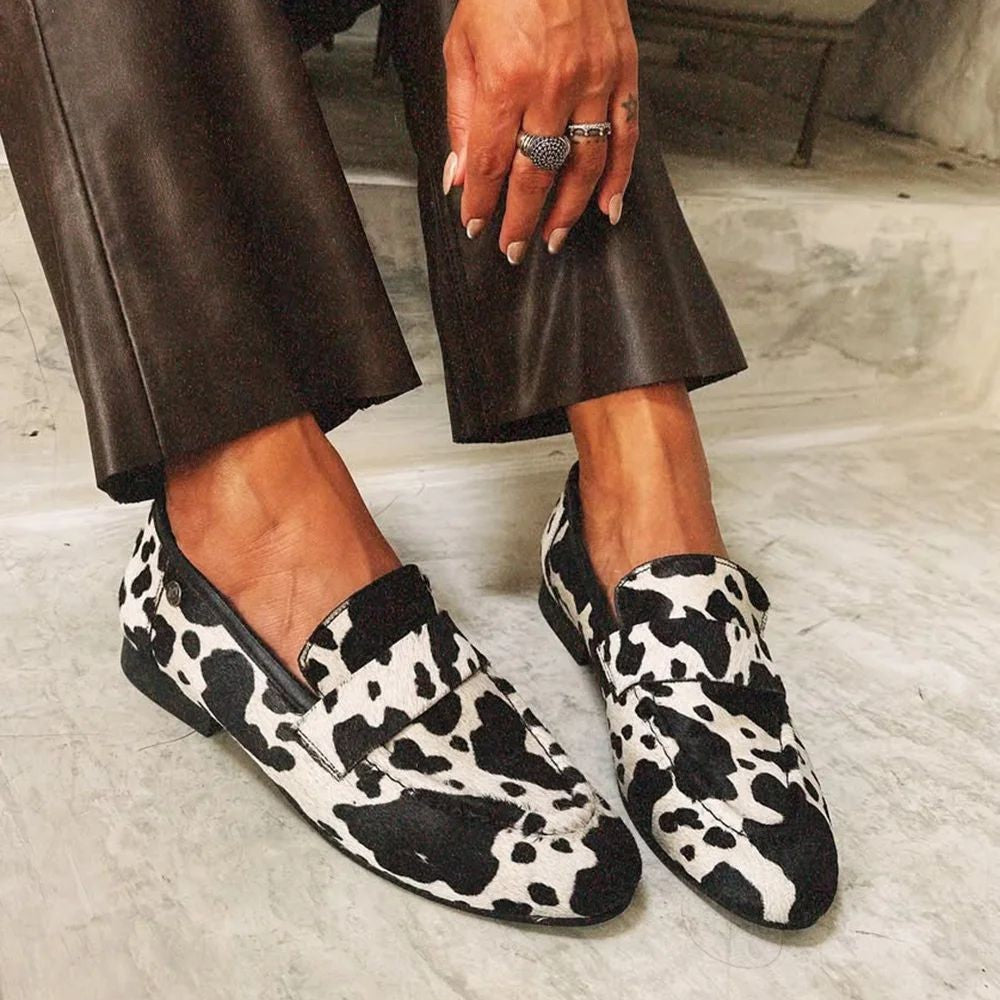 Margaret Robinson | Elegant Animal Print Loafers