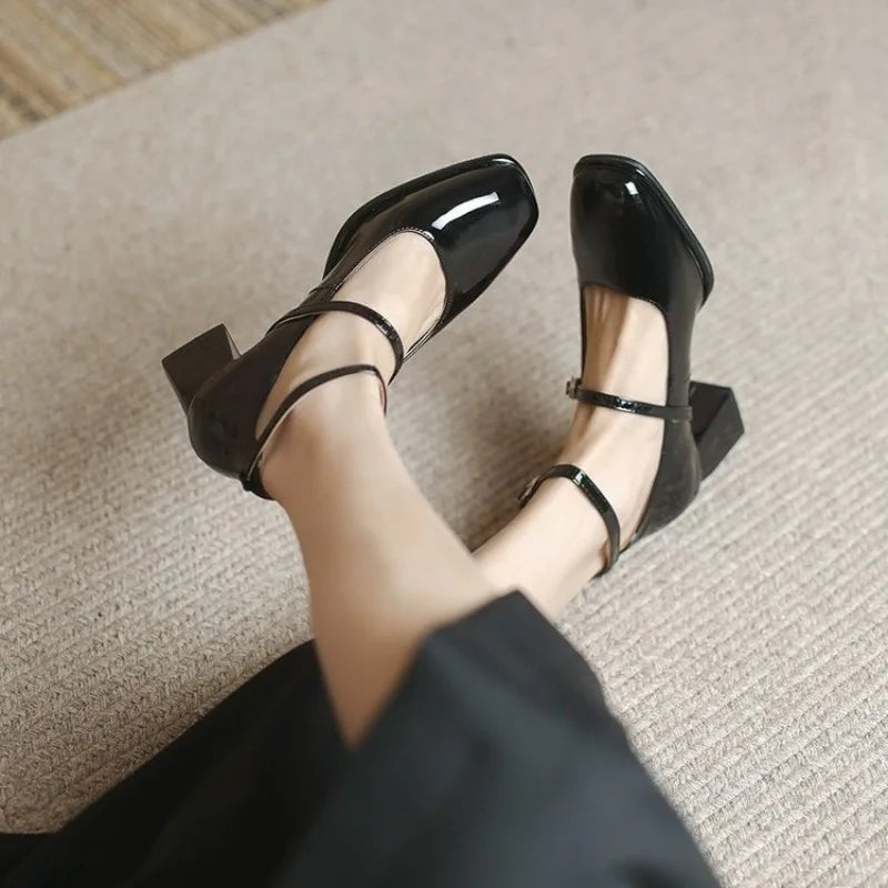 Margaret Robinson | Elegant Ankle-Strap Pumps