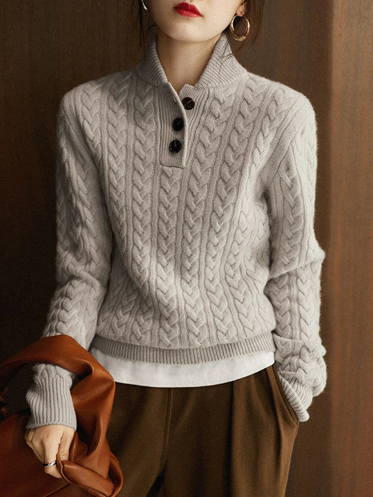 Margaret Robinson | Button-Up Sweater