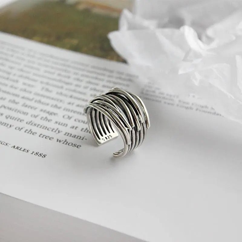 Margaret Robinson | Adjustable Silver Layer Ring