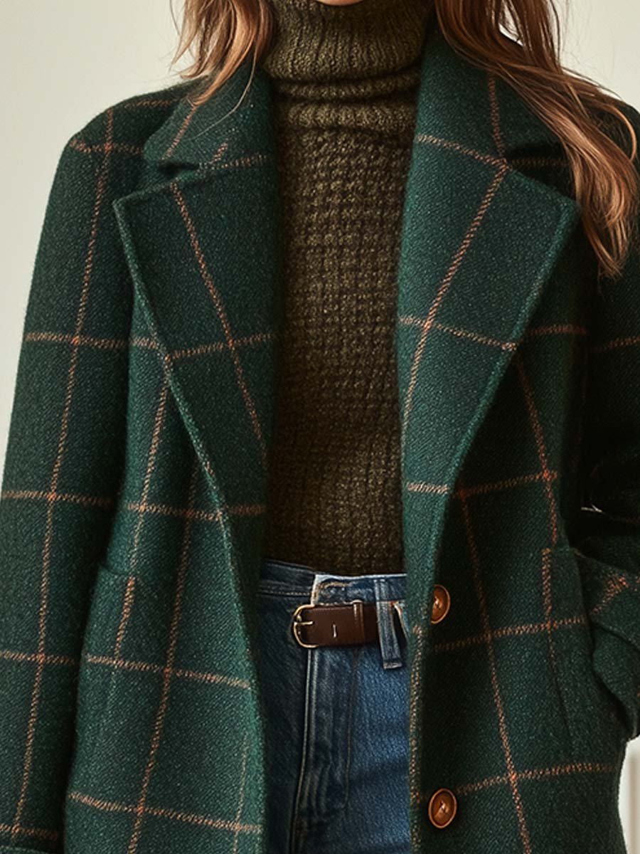 Margaret Robinson | Classic Plaid Coat