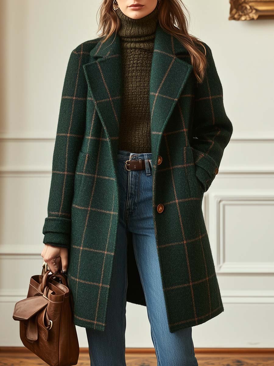 Margaret Robinson | Classic Plaid Coat